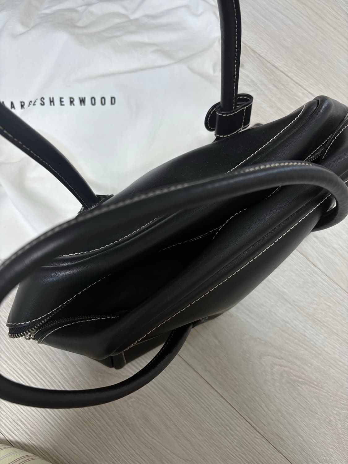 마지셔우드 soft tote black 상품이미지3