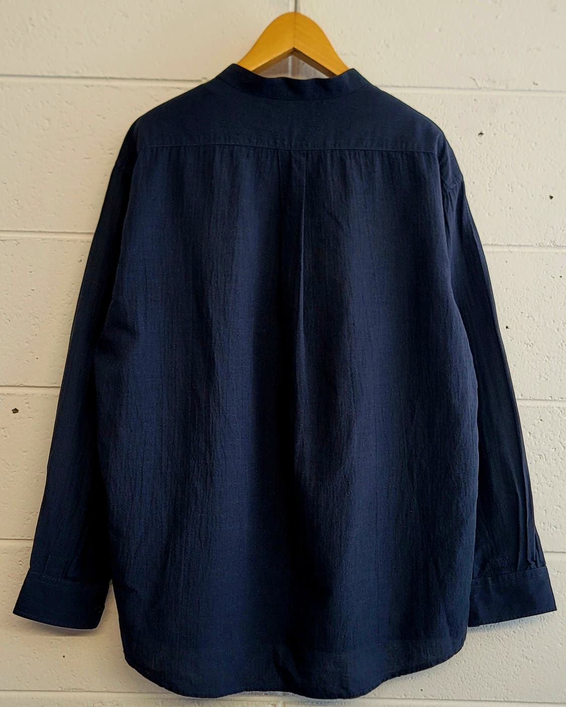 커스텀멜로우 린넨(마) 헨리넥(차이나카라) 셔츠 판매 상품이미지2