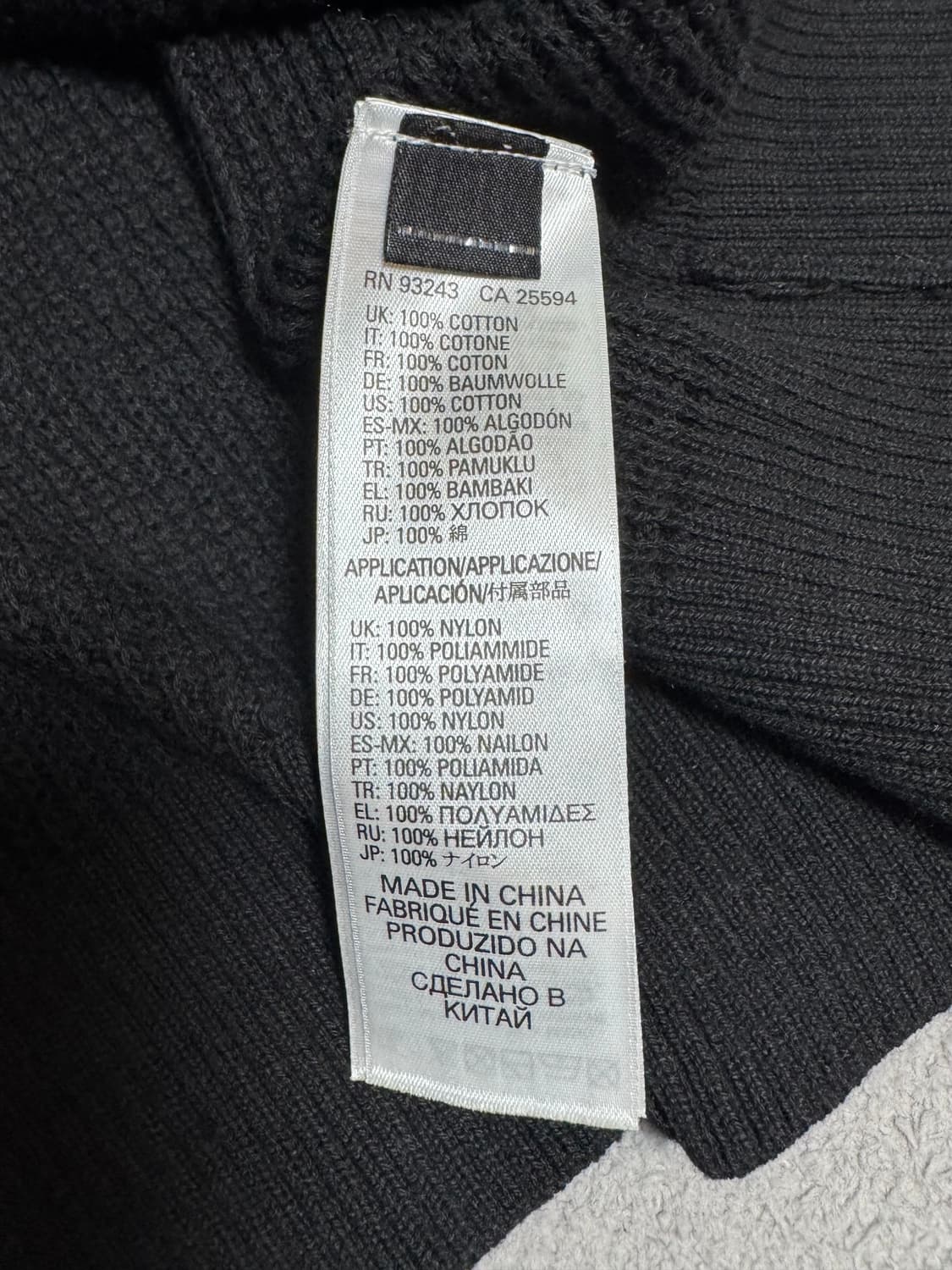 DIESEL 디젤 블랙 와플 니트 후드집업 자켓 XL  상품이미지5