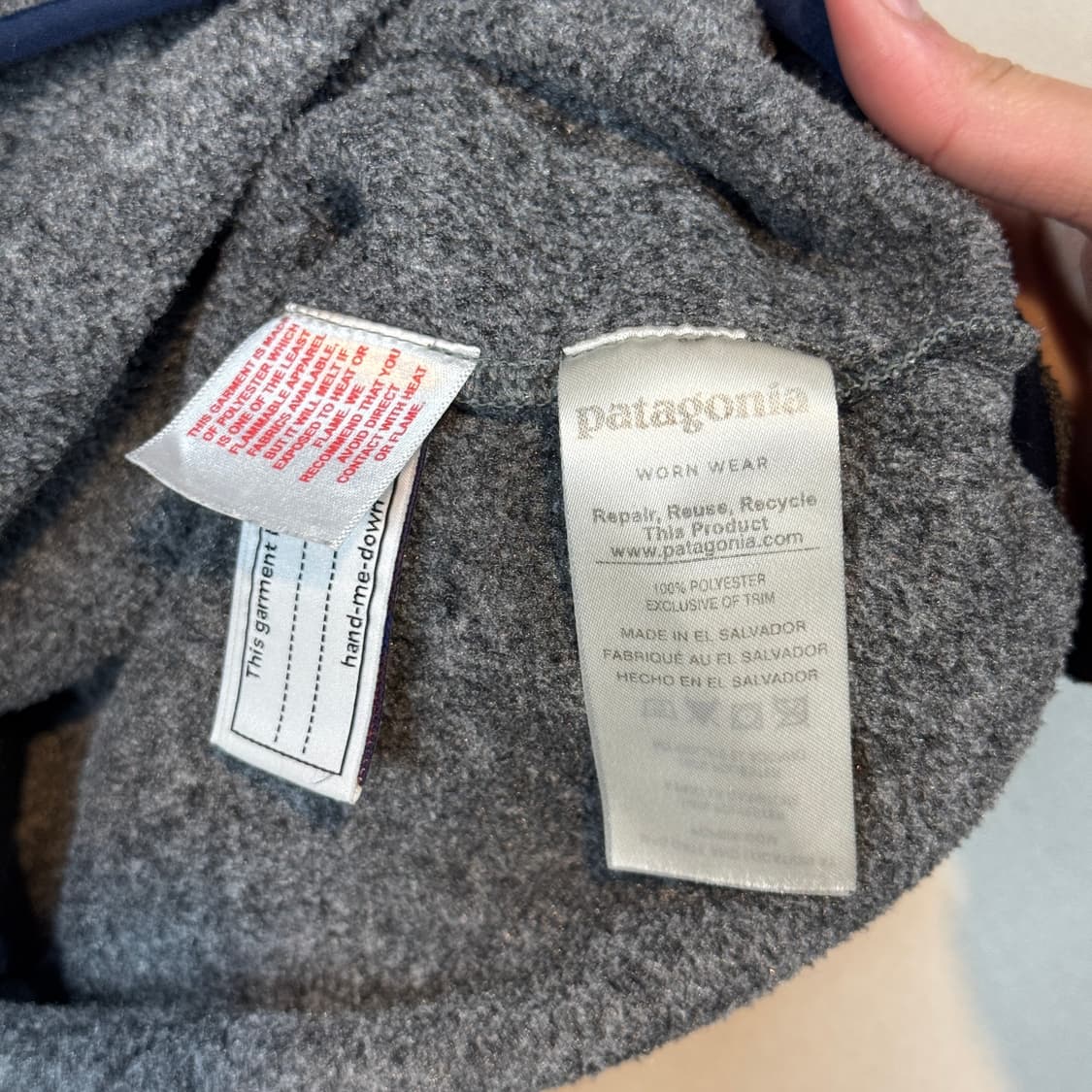 5T) 파타고니아 신칠라 플리스 후리스 풀오버 아동용 상품이미지6