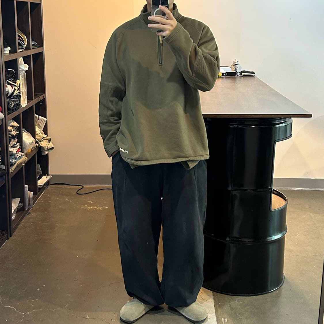 00s 나이키 쿼터집 스웻셔츠 상품이미지8