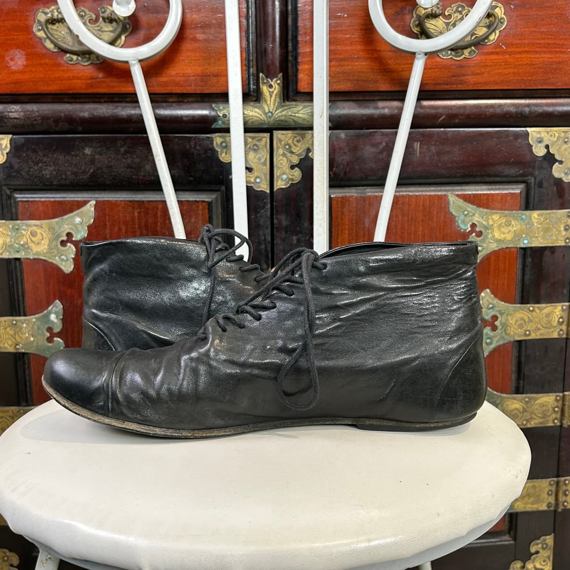 마르셀 디어스킨 레이스업 앵클 부츠 상품이미지2