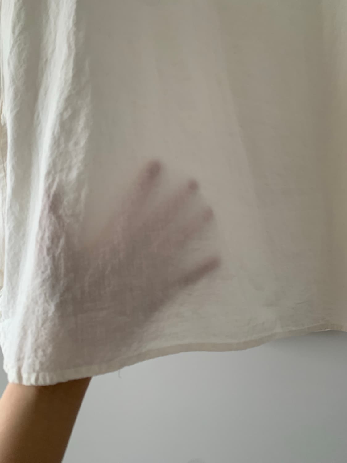 린넨 브이넥 셔츠 상품이미지3