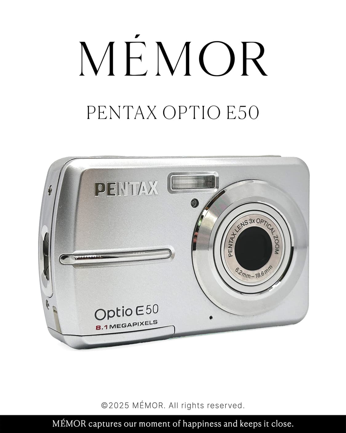 뽀얀느낌🤍PENTAX OPTIO E50 펜탁스 디카 카메라 상품이미지2