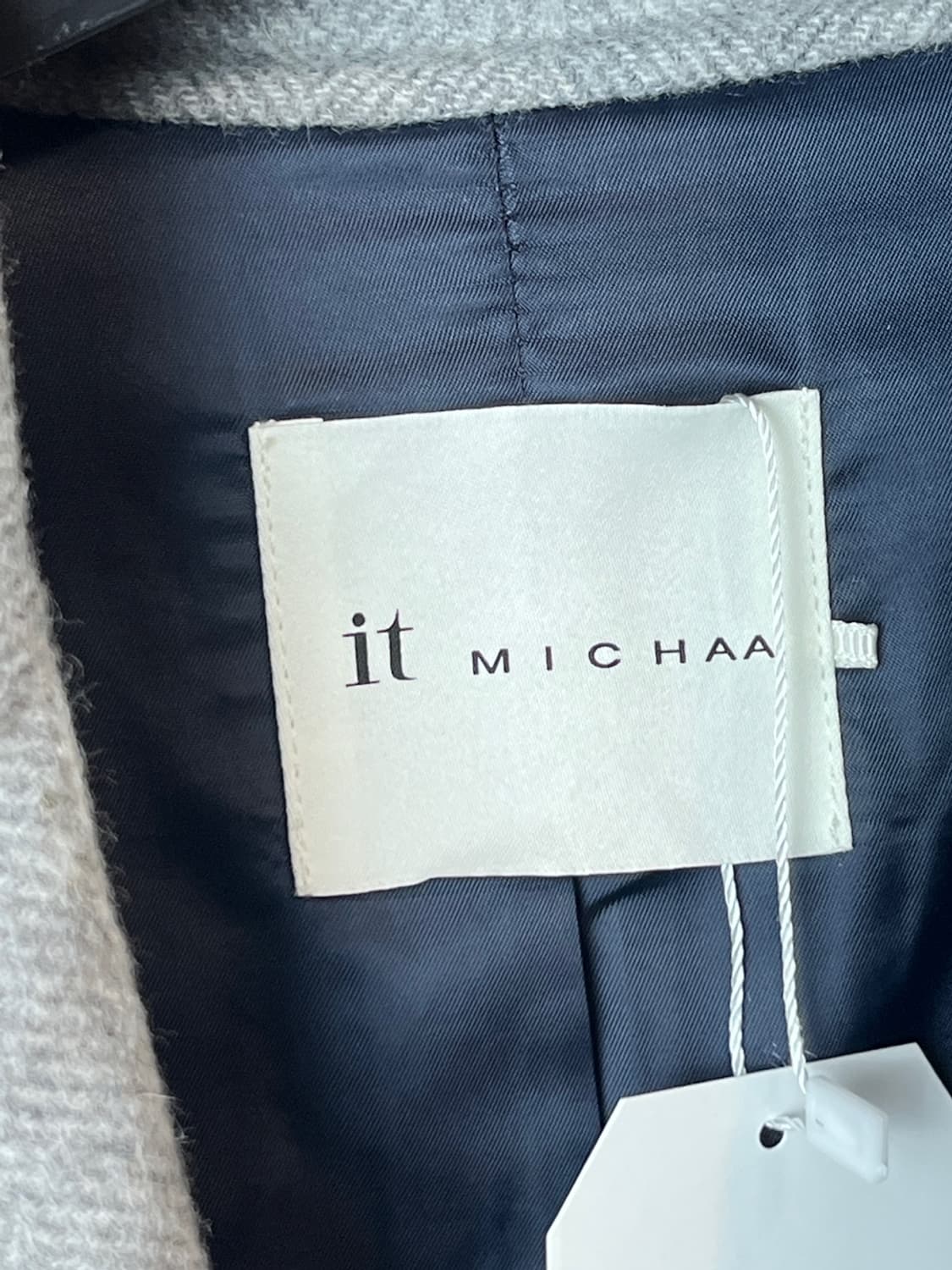 잇 미샤 그레이 헤링본 울 블레이저 상품이미지4