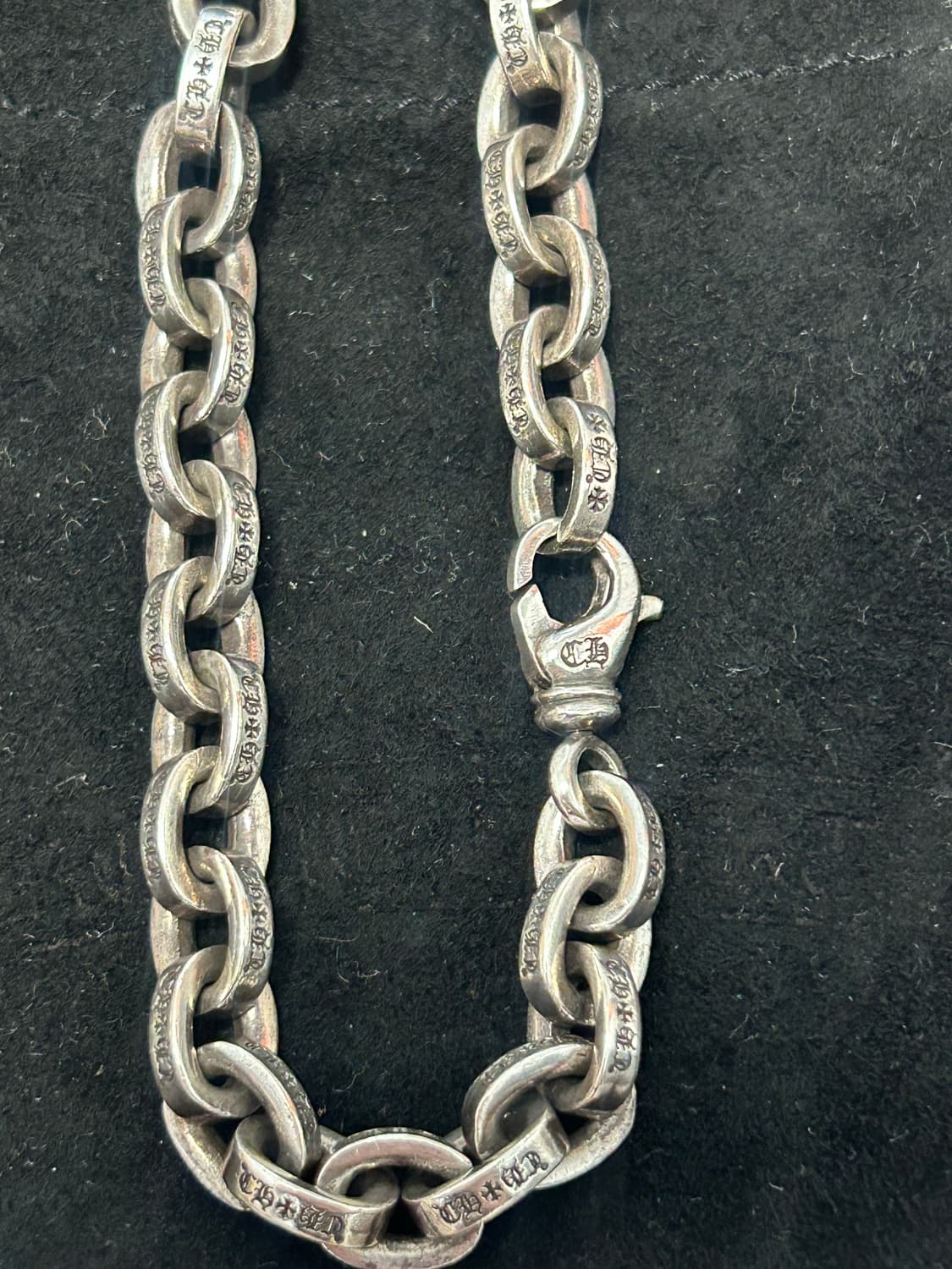 [31링크] 크롬하츠 페이퍼체인 라지 팔찌 상품이미지5