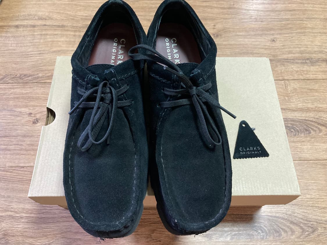 [UK8.5/270] 클락스 왈라비 GTX 고어텍스 / 블랙 스웨이드 상품이미지1