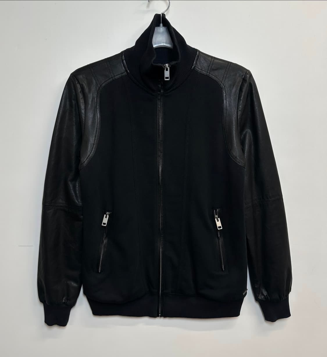 디젤 레더 믹스 집업자켓 상품이미지2