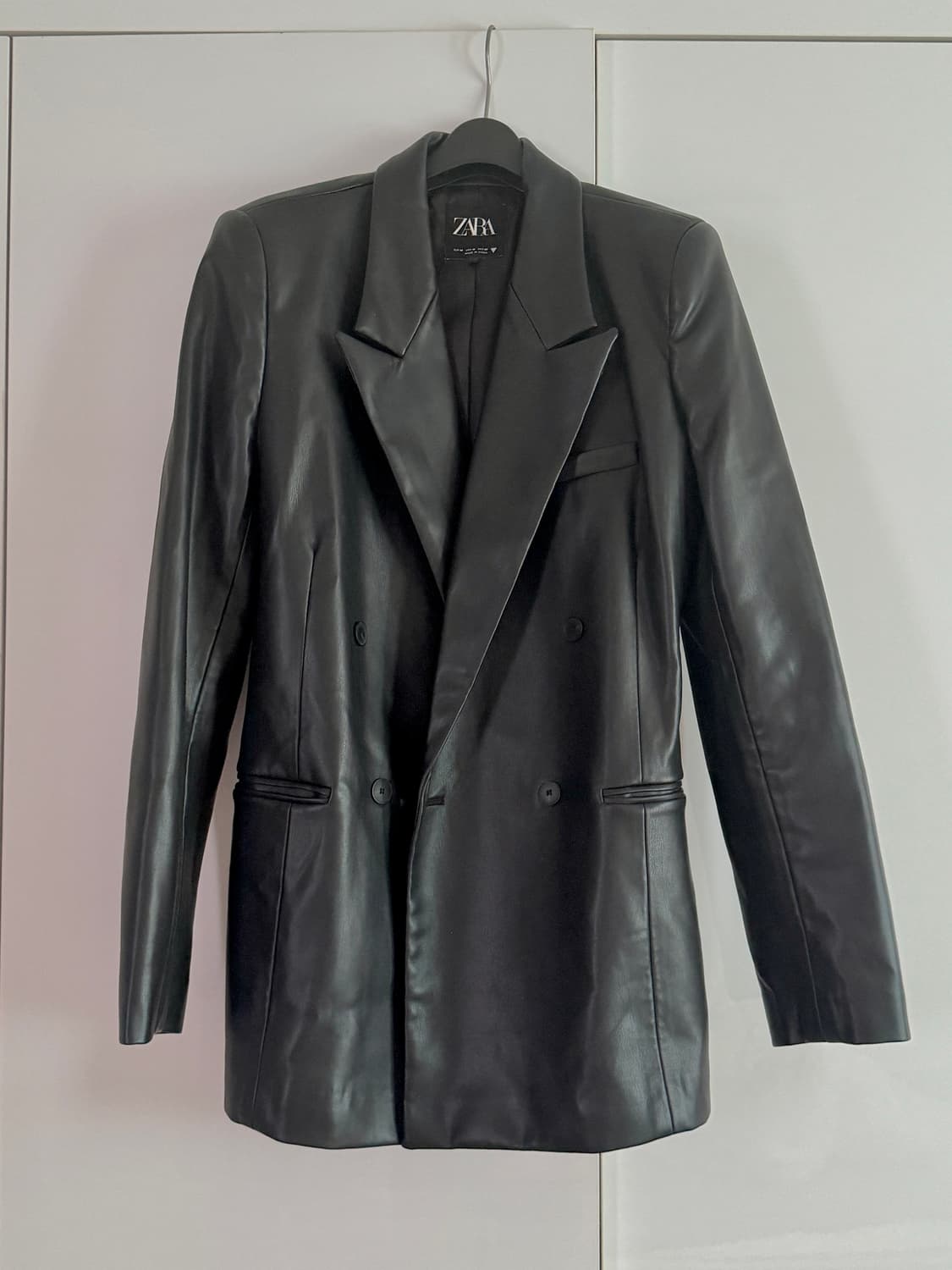 ZARA 레더 셋업 자켓(M) & 팬츠(L) 상품이미지2