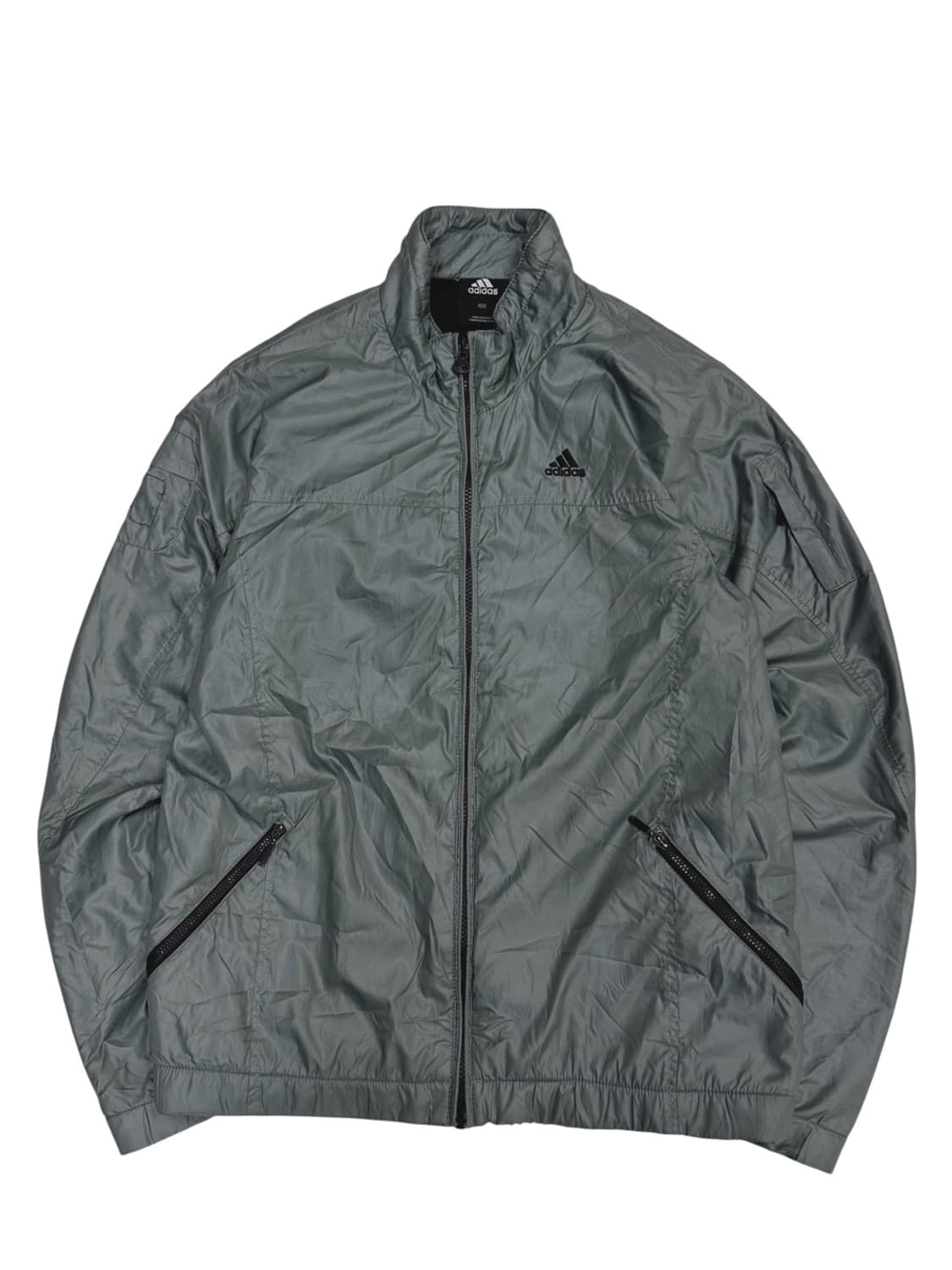 올드 아디다스 나일론자켓 카키 (L)  상품이미지1