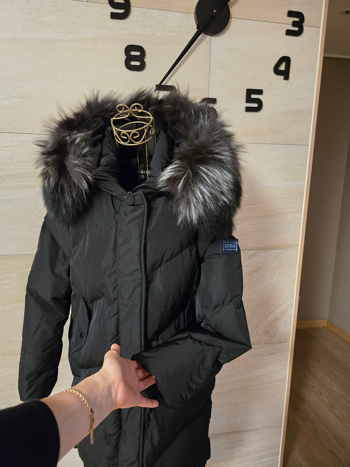 [55] 에고이스트 폭스퍼 덕다운 롱패딩 상품이미지5