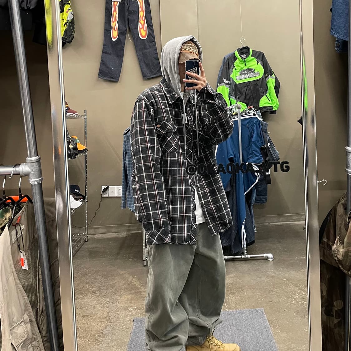 디키즈 체크셔츠 상품이미지3