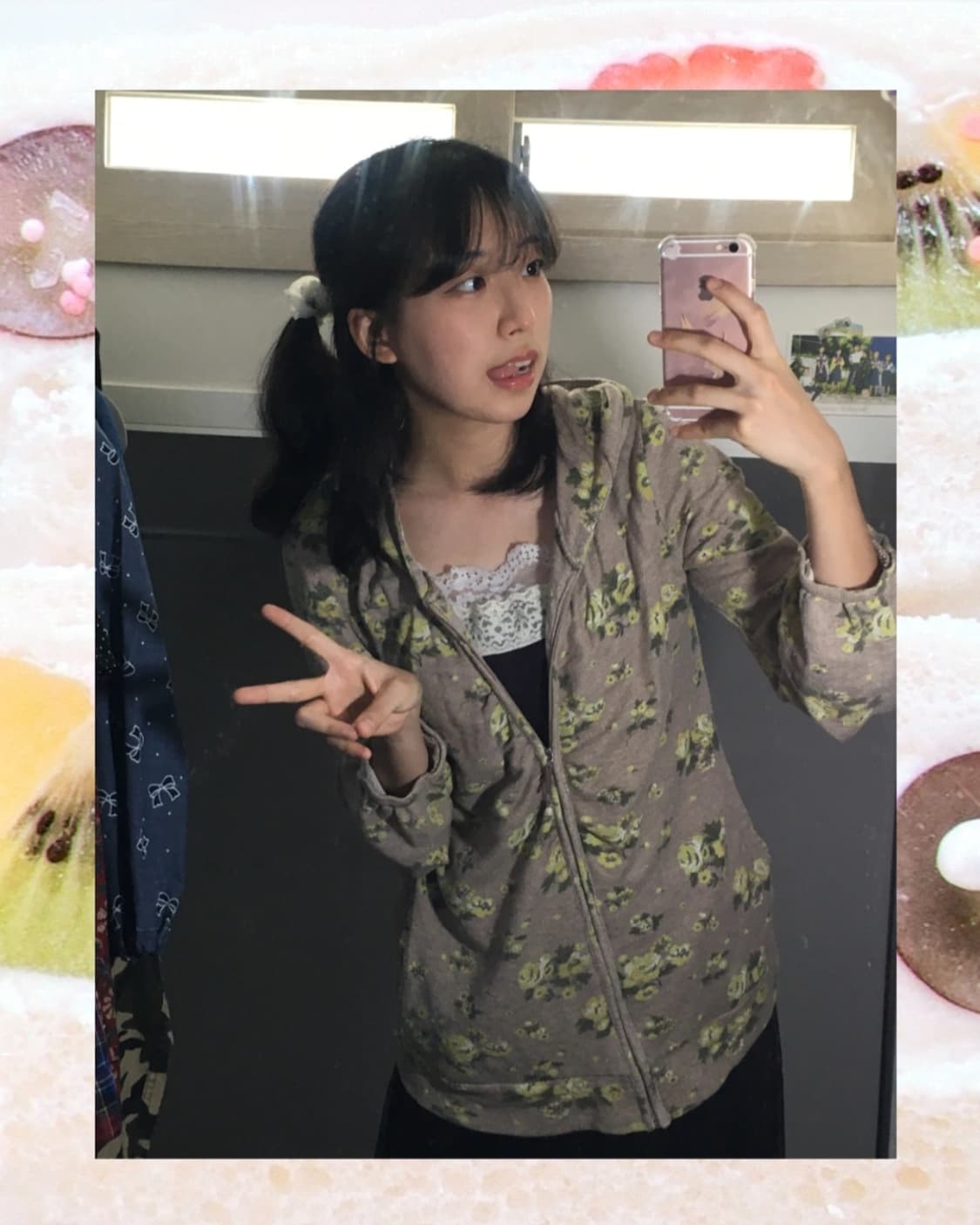 스즈코깔💭 엑시즈팜 모리걸 후드집업 상품이미지1