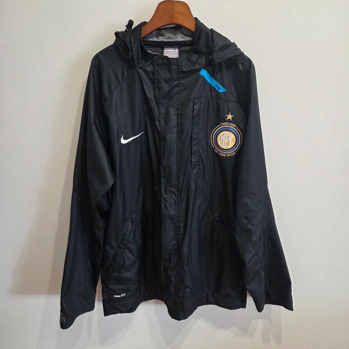 나이키 인터밀란 블랙 바람막이 자켓 S(95) 상품이미지1