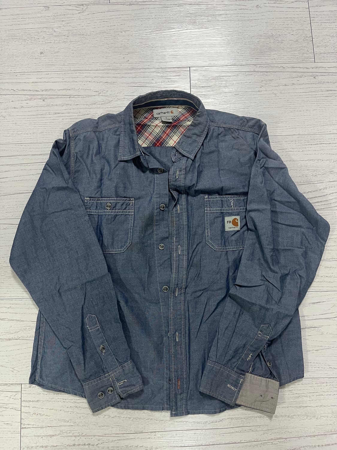 칼하트 FR 데님 셔츠 상품이미지1