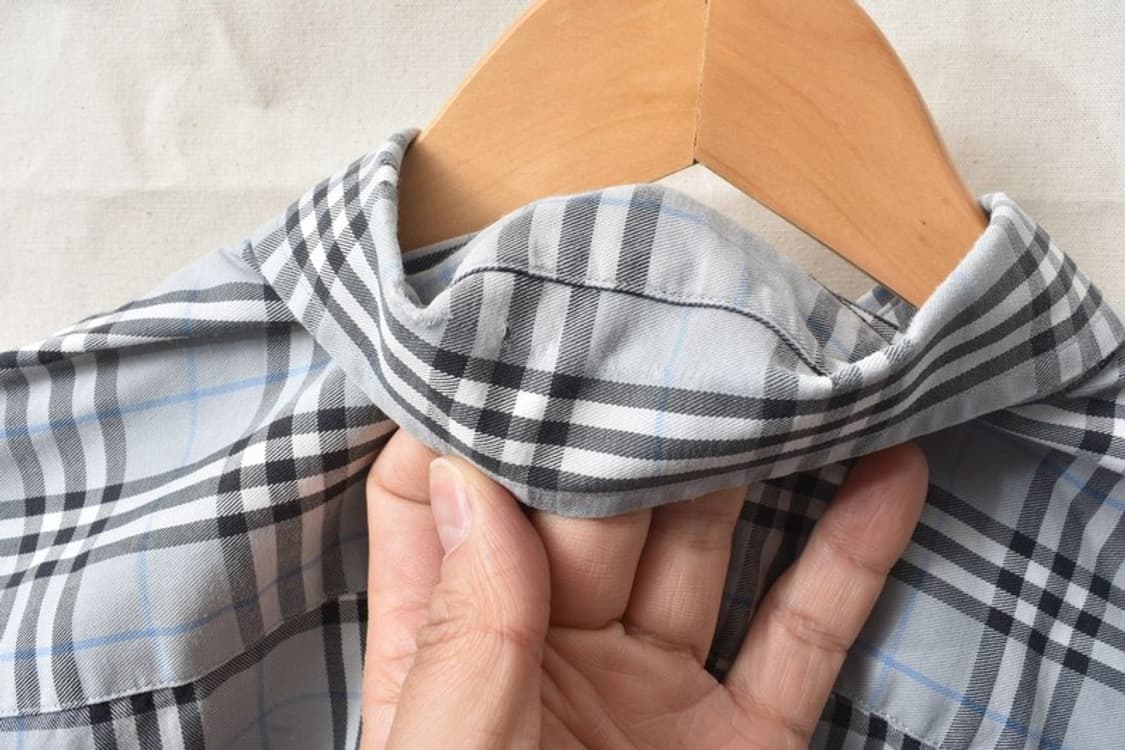 90S 버버리 노바체크 셔츠 L M0100 상품이미지5