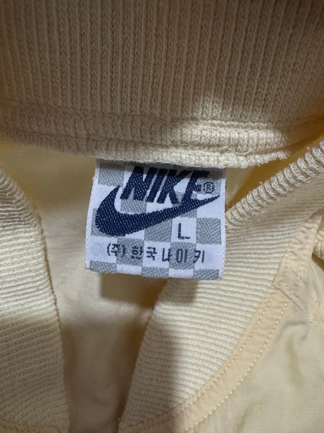 80s 한국 나이키 블루종 집업 자켓 L 상품이미지4