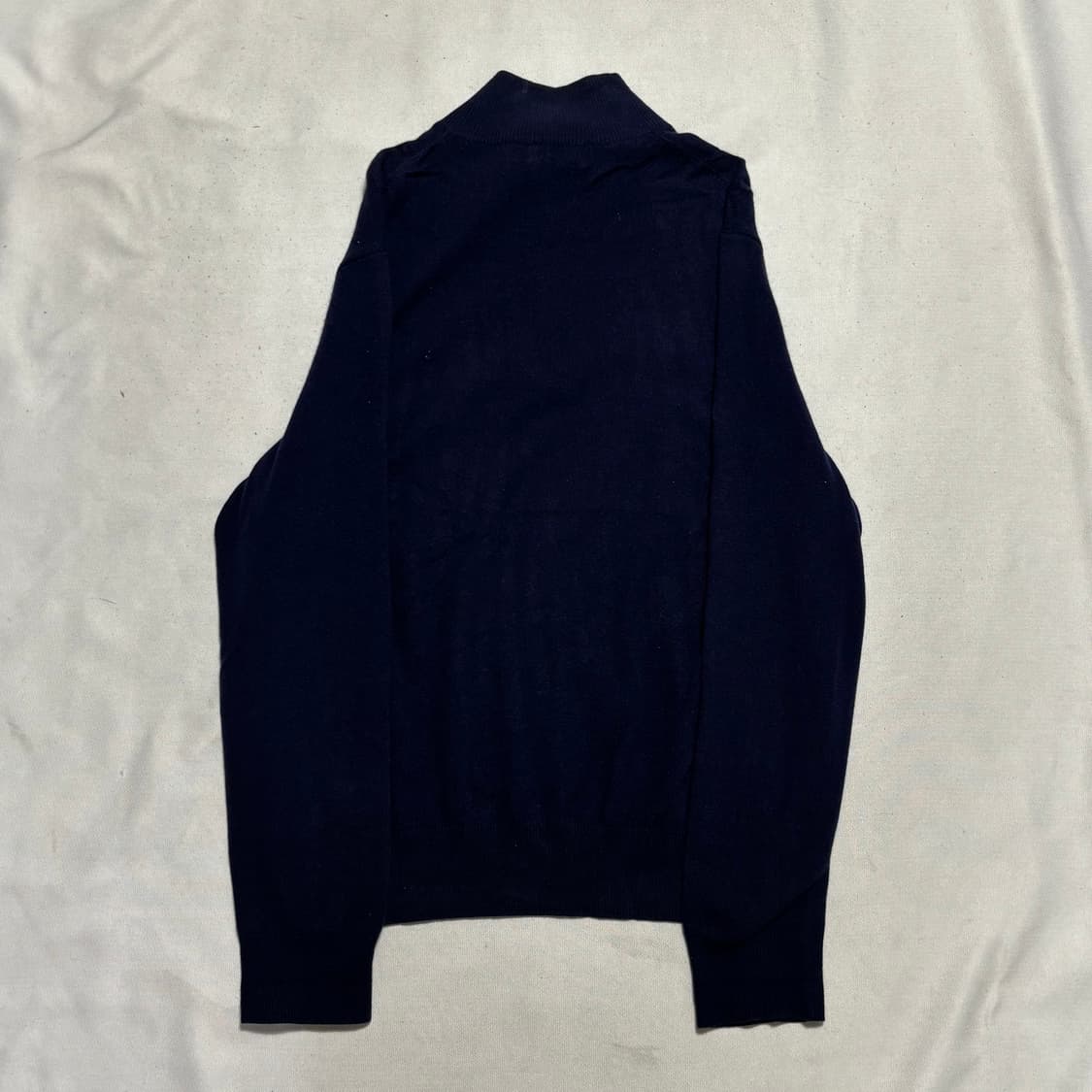 M 폴로랄프로렌 그린 포니 네이비 울 반집업 니트 상품이미지3