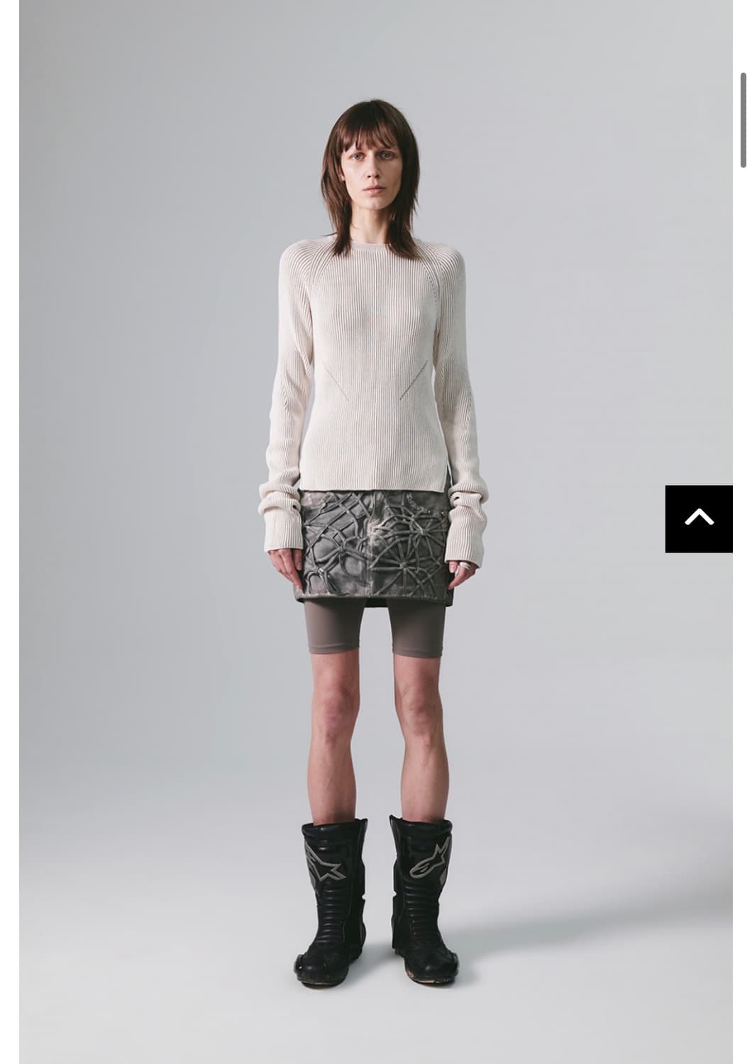 나체 투톤니트 베이지 상품이미지1