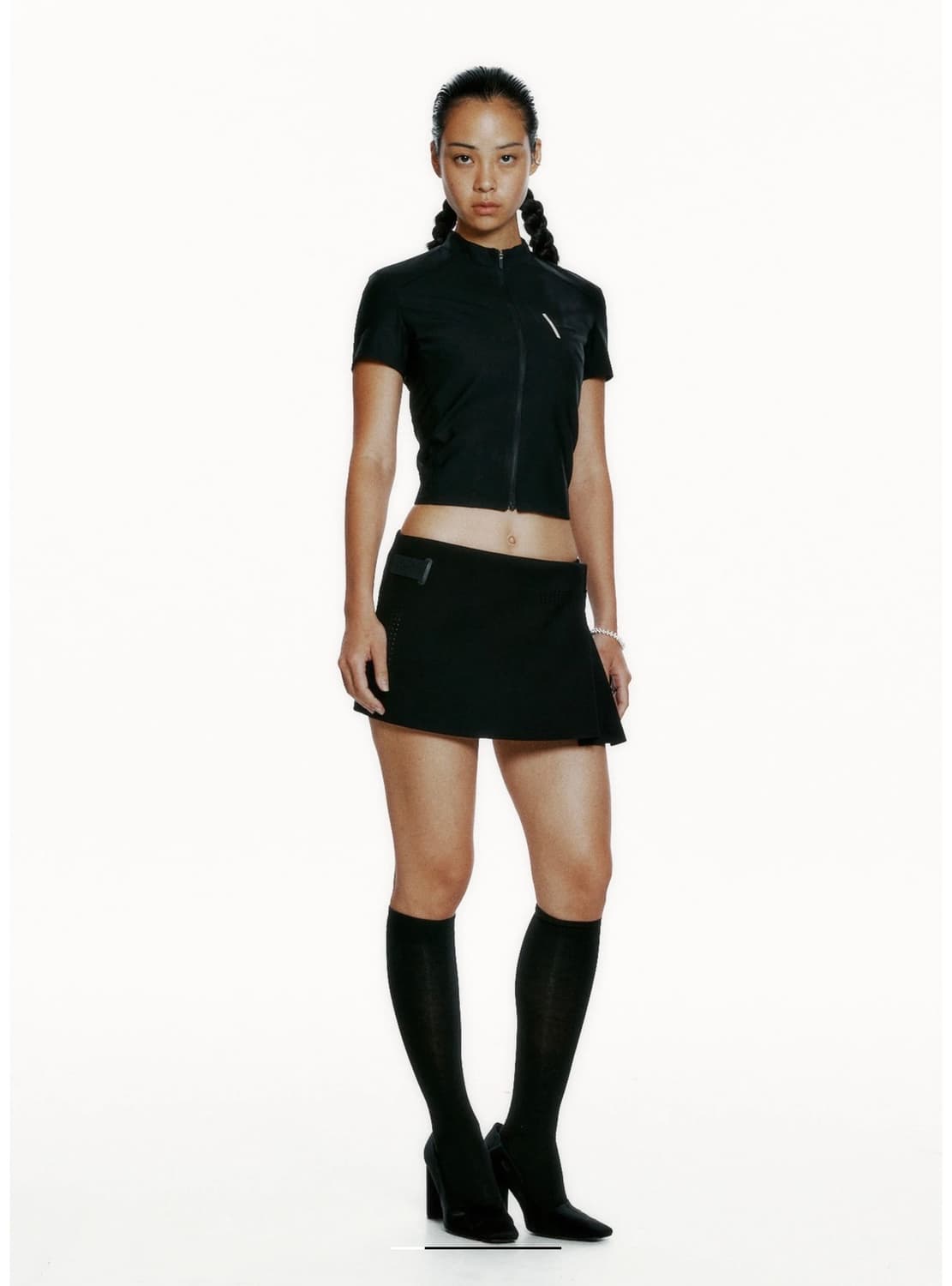 pleated wrap skirt 상품이미지2