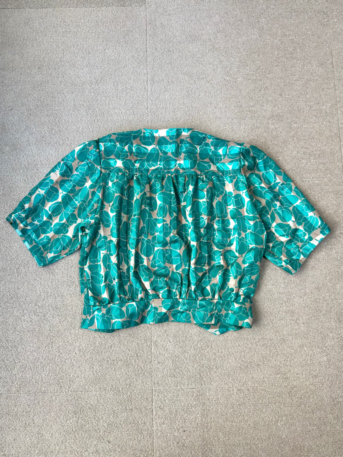 스트라이프 튤립 패턴 블라우스 상품이미지5