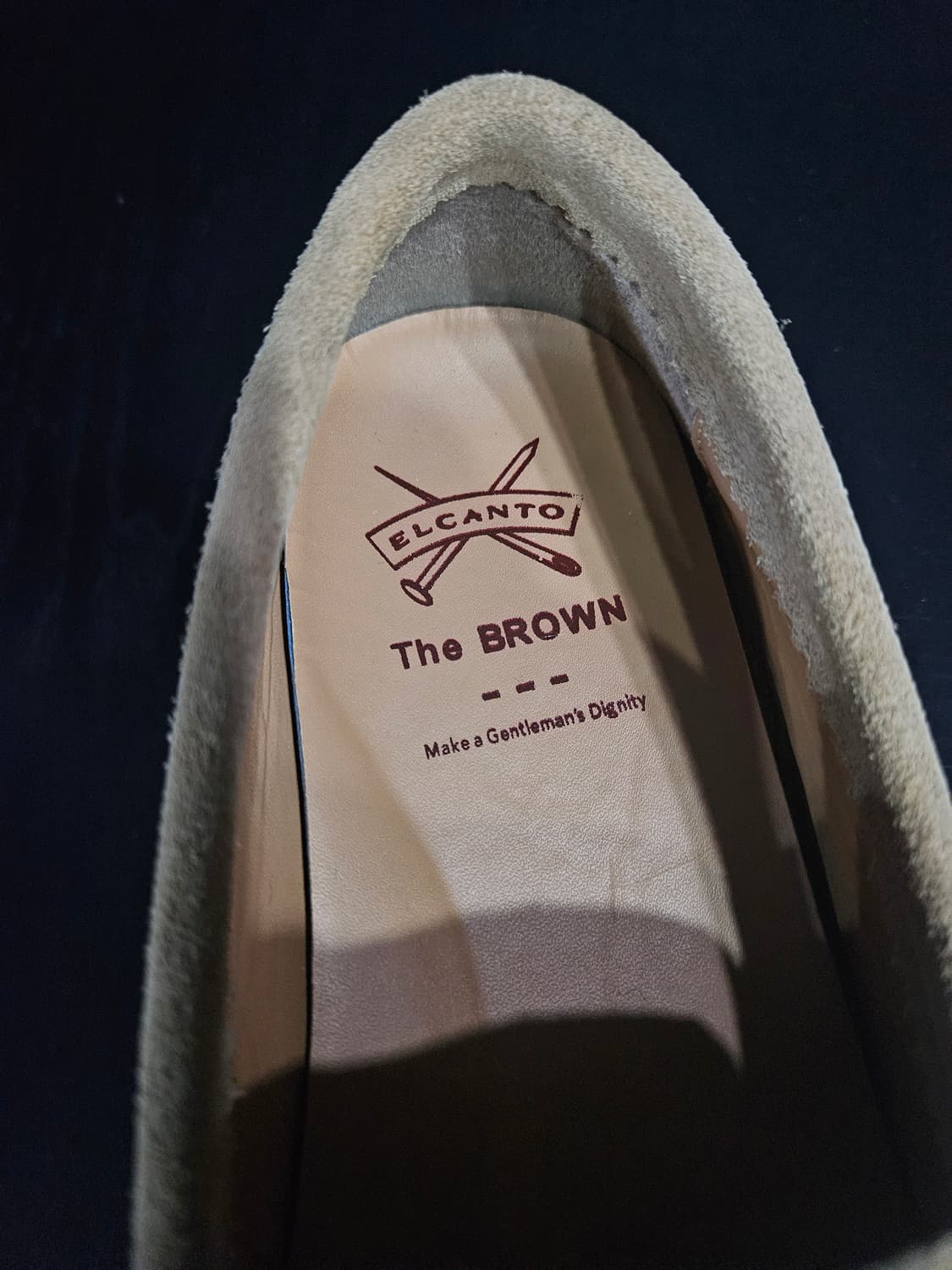 엘칸토 베이지 남성 265 세무 로퍼  상품이미지4