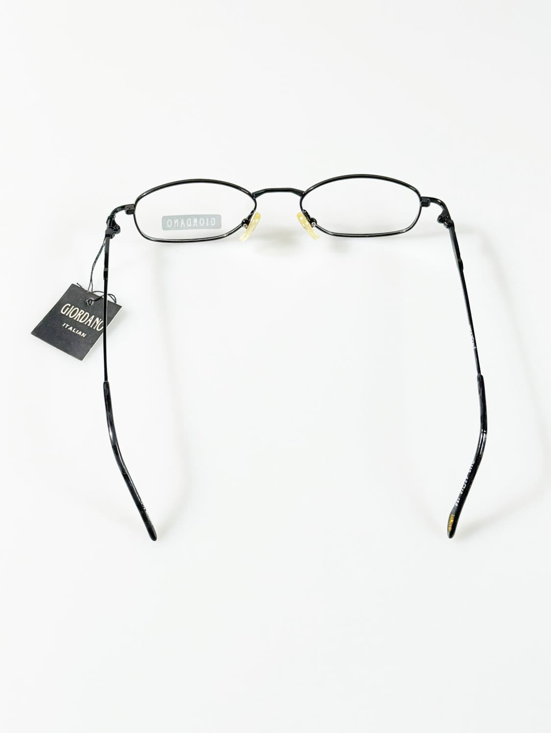 90s GIORDANO 슬림 오벌 메탈 프레임 빈티지 안경 상품이미지5
