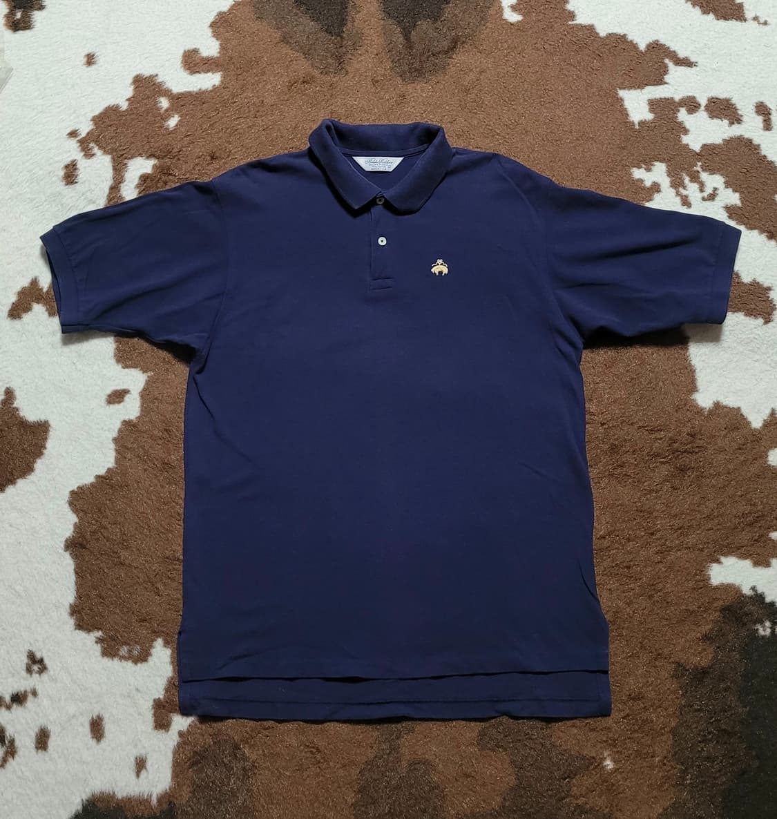 BROOKS BROTHERS 남성용 코발트 블루 피켓셔츠(L) 상품이미지3