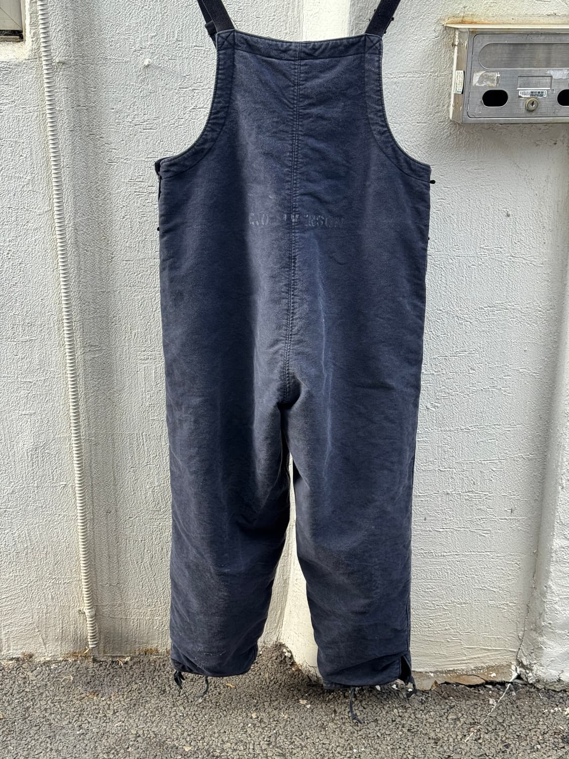 레어) 40s 대전용 미해군 스텐실 오버롤 (라지) 상품이미지7