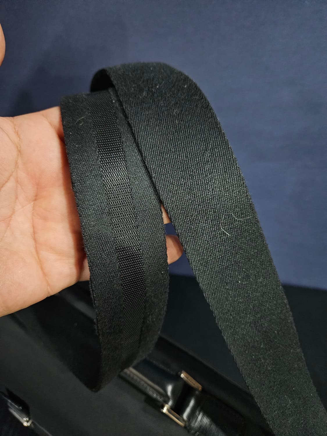 발리 페브릭 블랙 남성 서류가방 크로스백  상품이미지7