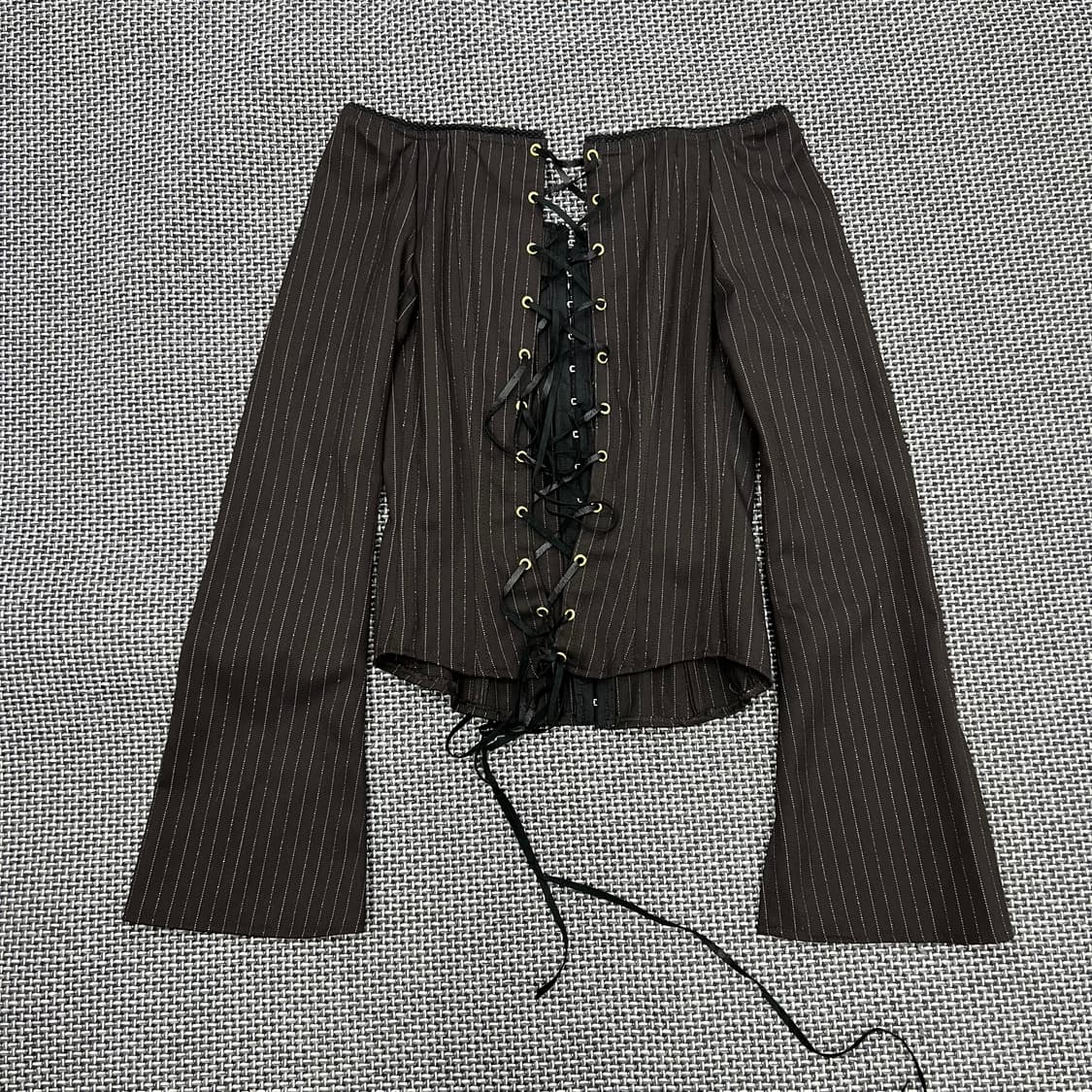 고딕 펑크 코르셋 탑 상품이미지4