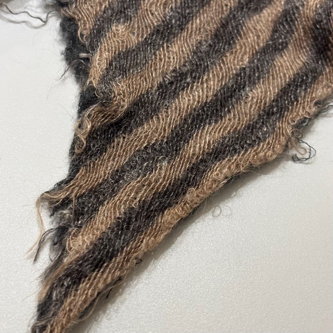 빈티지 스트라이프 그런지 머플러 상품이미지2