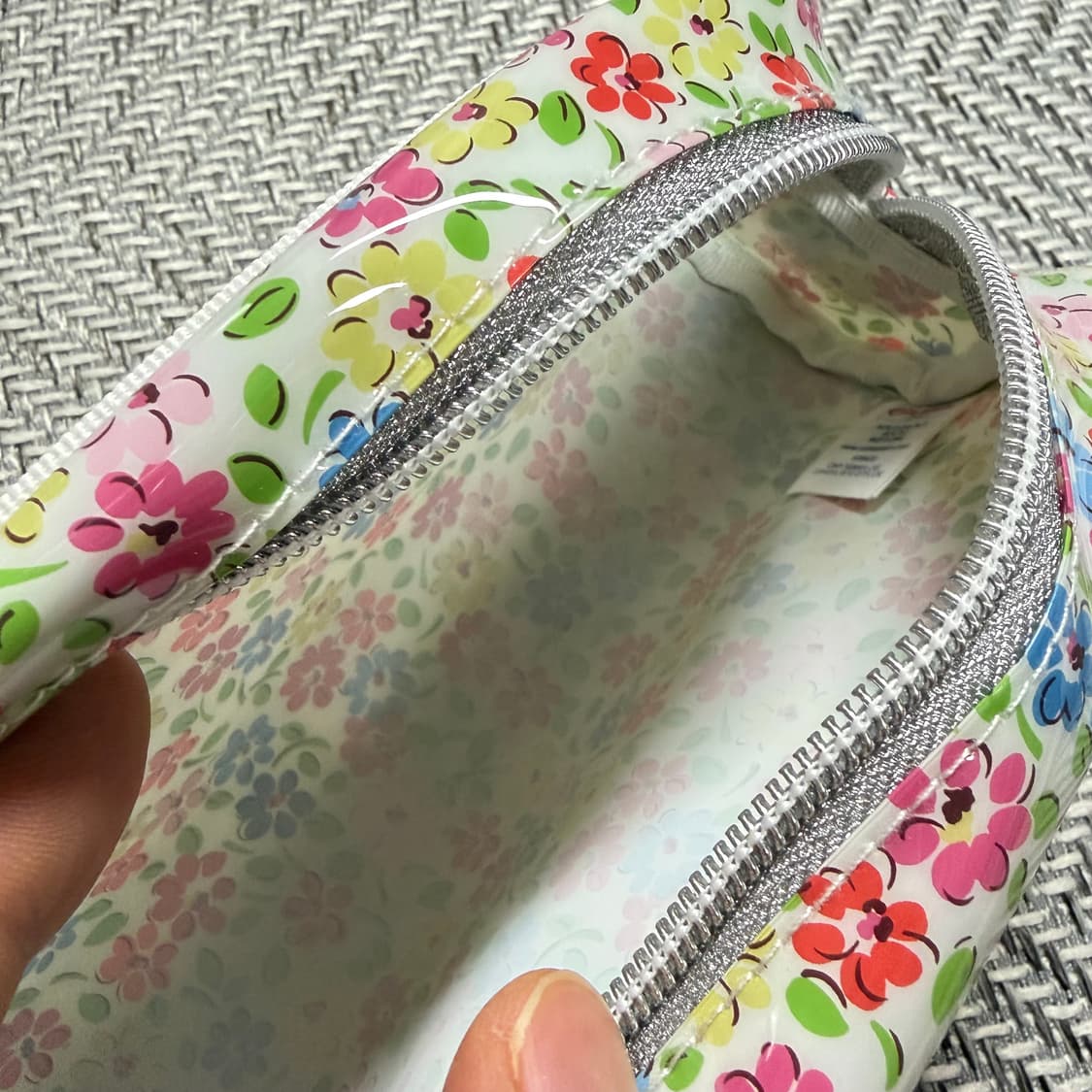 캐스키드슨 밀크글라스 빈티지플라워 파우치 상품이미지4