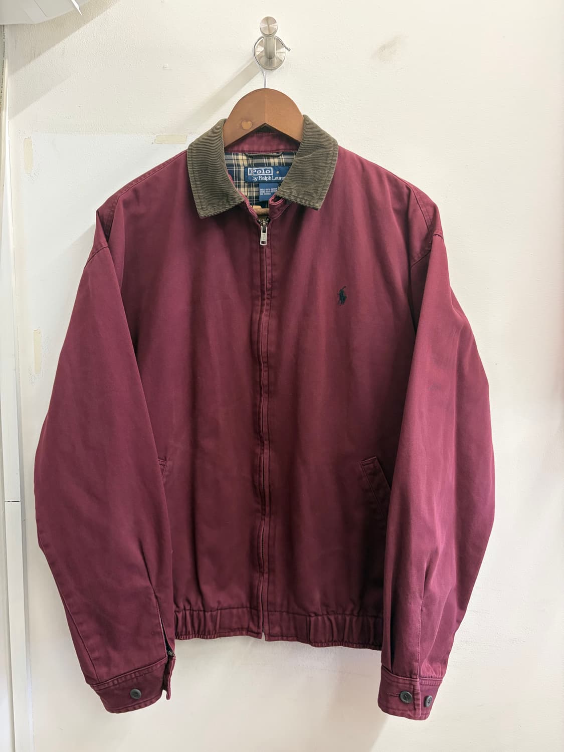 N158. 폴로 랄프로렌 버건디 스윙탑 자켓 상품이미지1