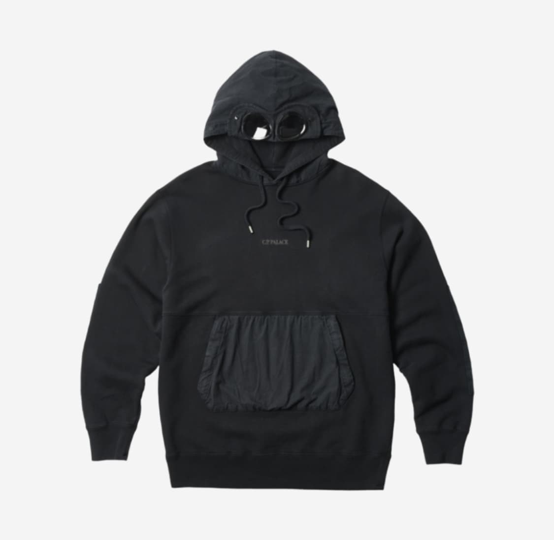 팔라스 CP컴퍼니 고글 후디 후드티 블랙 L 100 상품이미지3