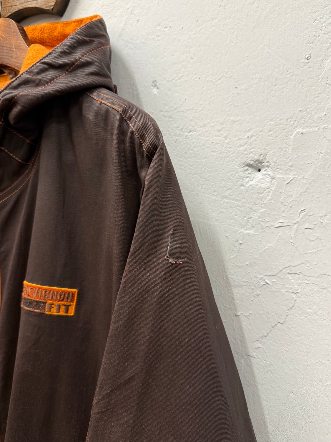 CHEVIGNON Contrast Panel Hooded Fleece-L 상품이미지4