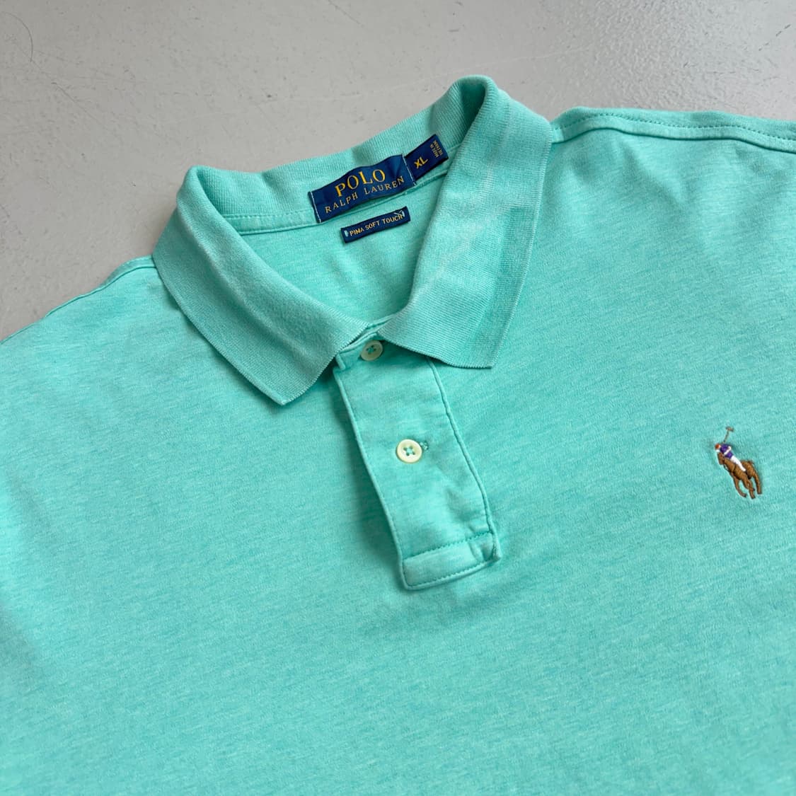 폴로 XL 신형 포니 PK 카라 반팔 티셔츠 민트 상품이미지3