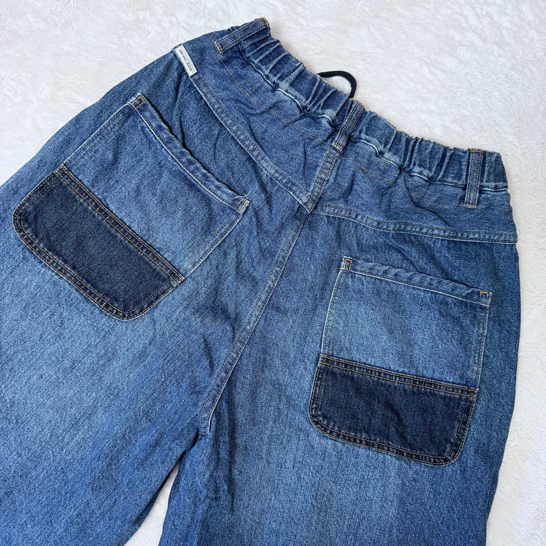 Nico And 아메카지 모리걸 벌룬핏 데님 팬츠 상품이미지4