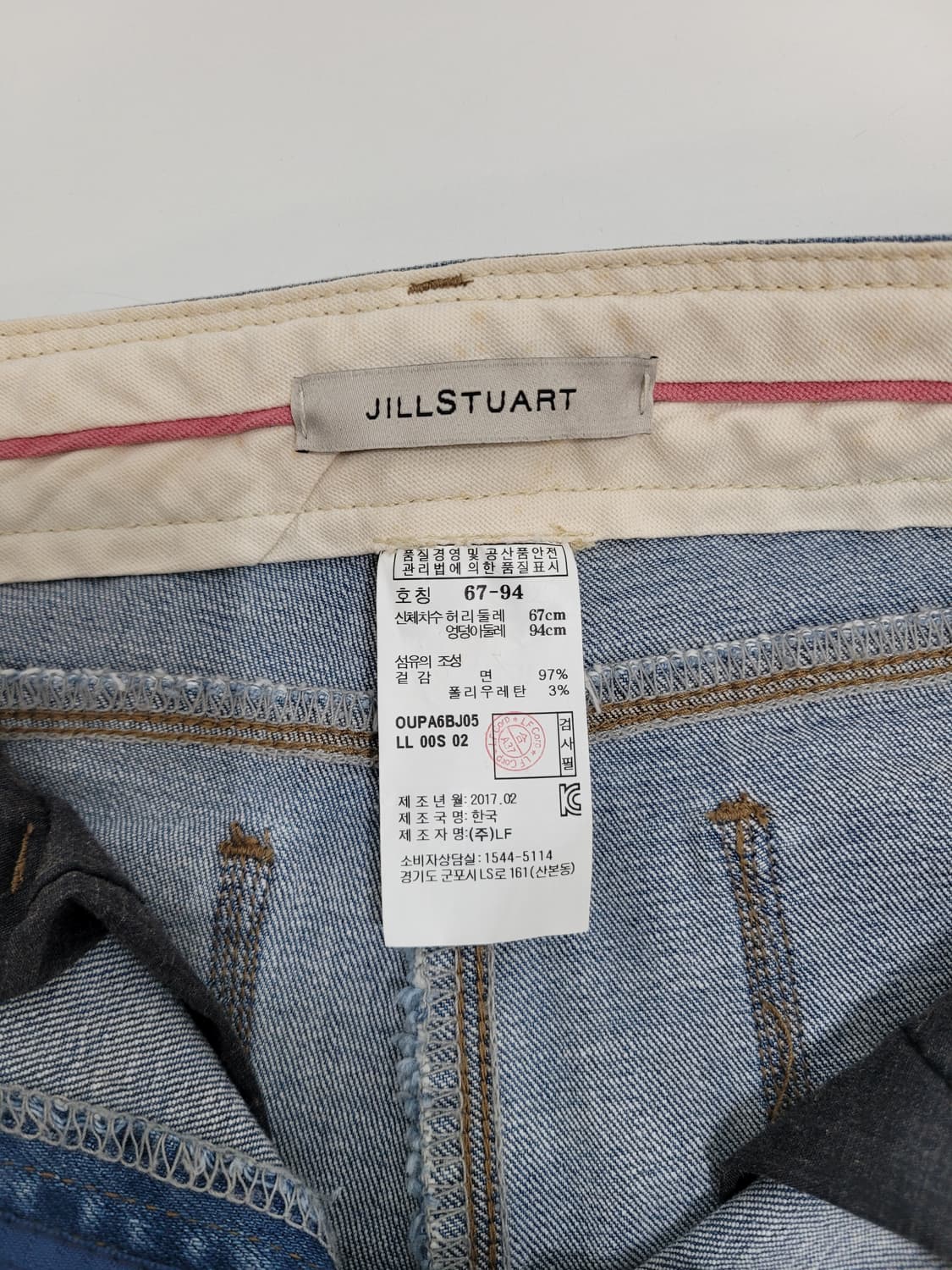 JILLSTUART 질스튜어트 세미 부츠컷 청바지 / 여 67-94
 상품이미지9