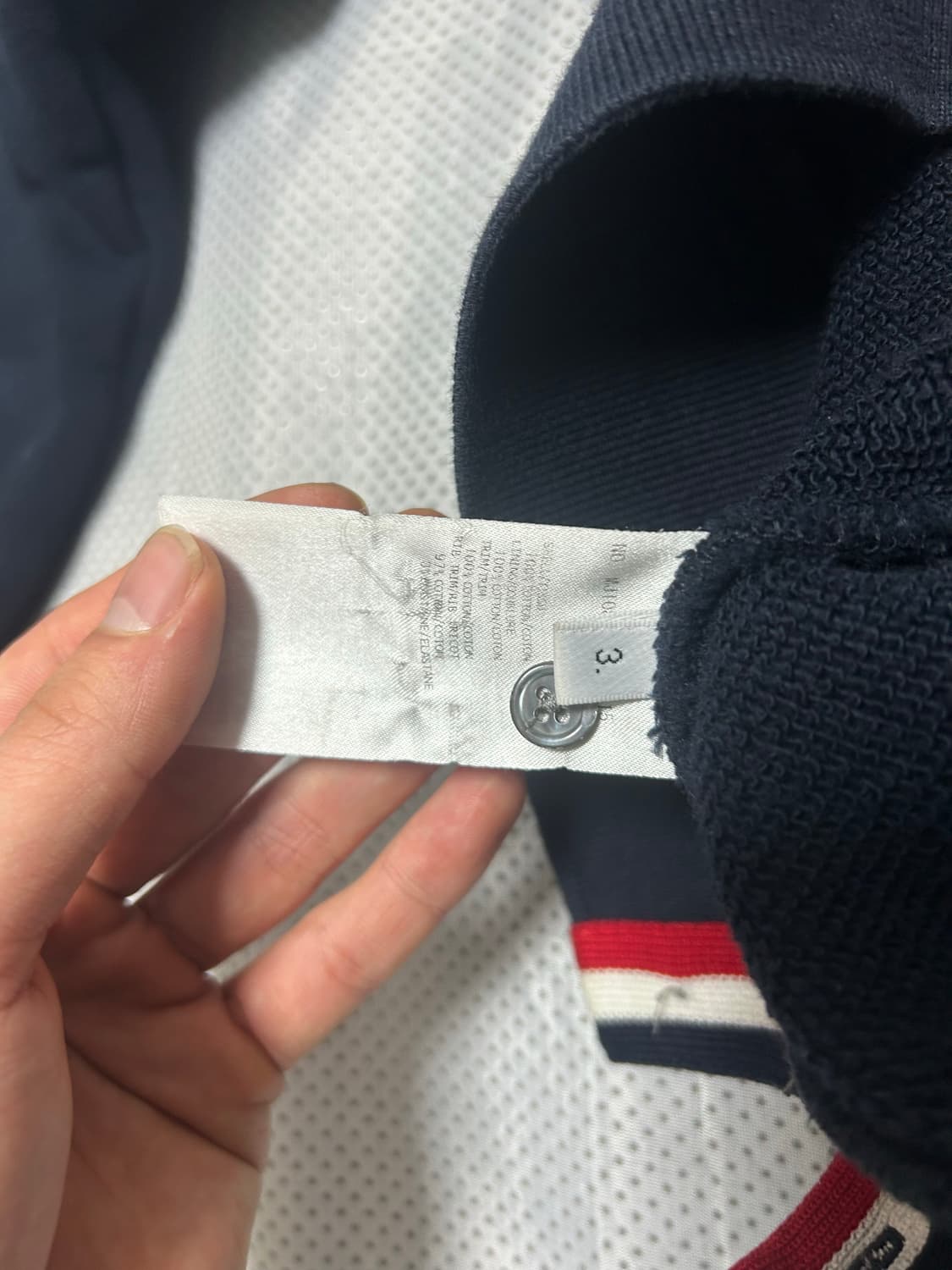 톰브라운 백삼선 맨투맨 3사이즈 상품이미지5