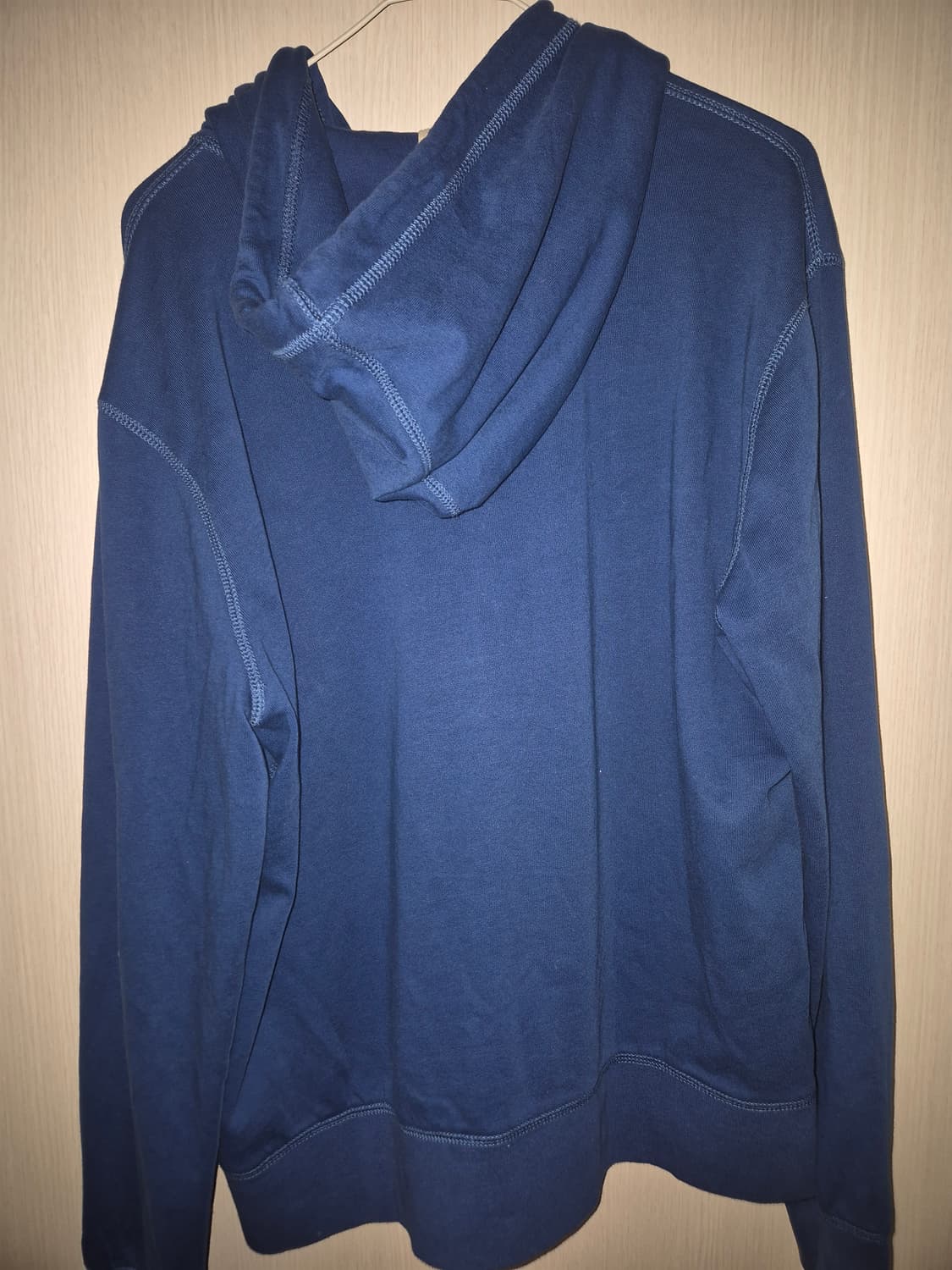 GAP 블루 네이비 톤온톤 후드집업 남녀공용 L 상품이미지3