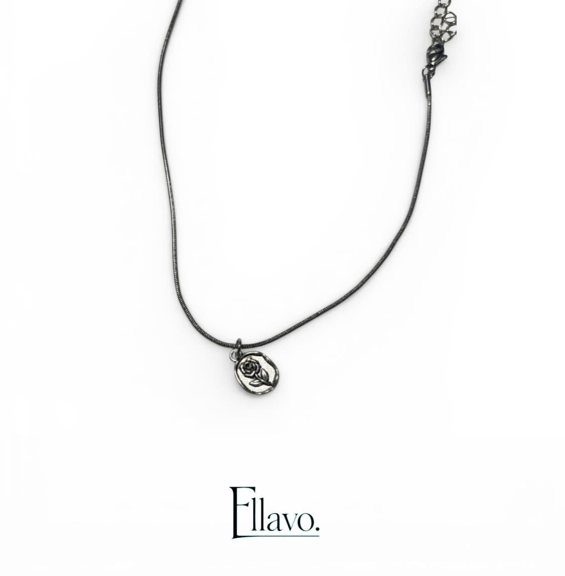Ellavo Rose Emblem silver chain 상품이미지2