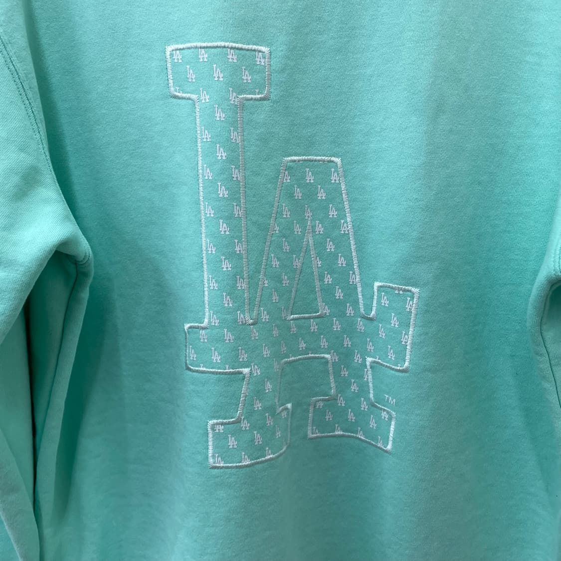 파스텔민트 너드 괴짜 MLB LA 스웻셔츠 맨투맨 상품이미지4