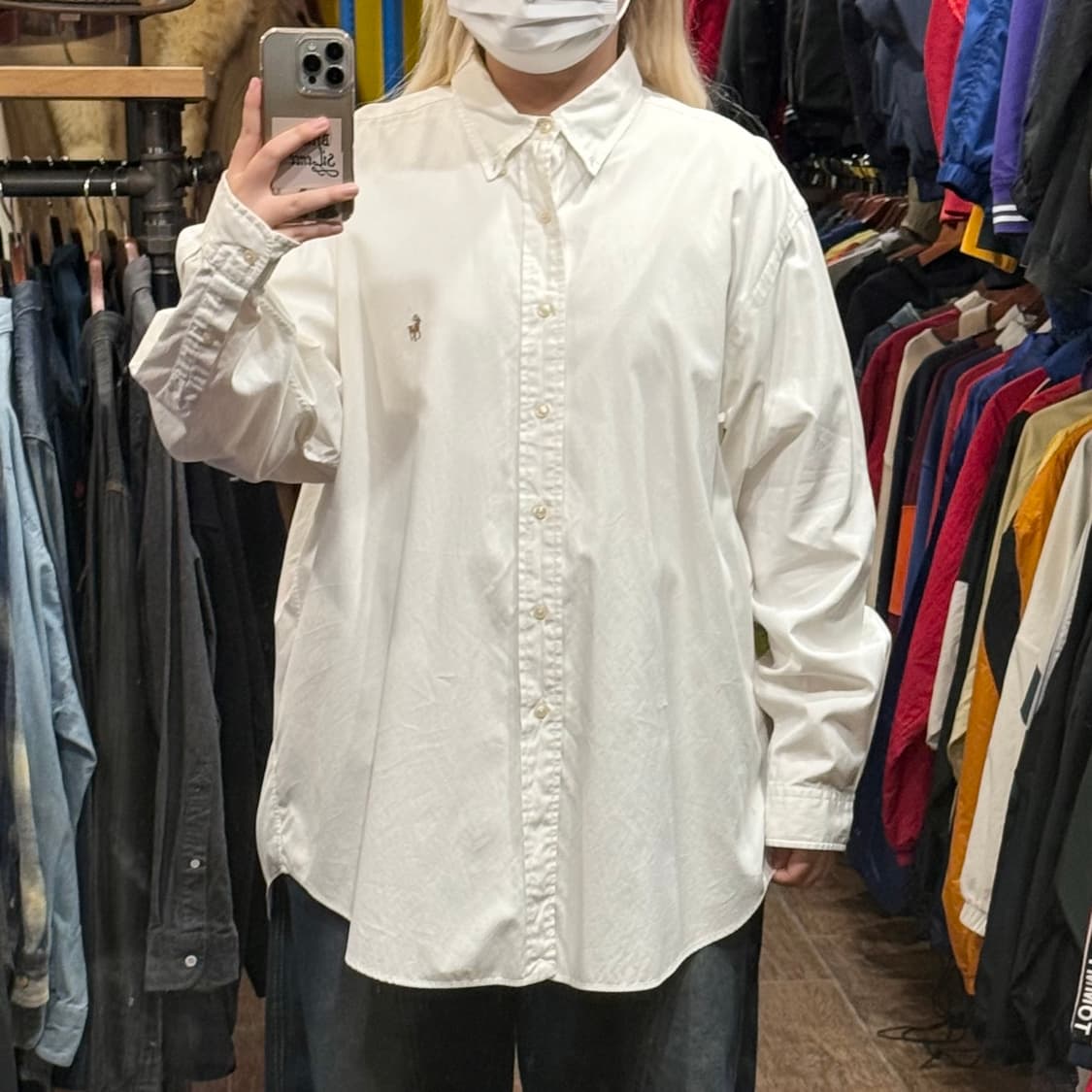 [HI] 폴로 랄프로렌 긴팔셔츠 화이트 상품이미지2