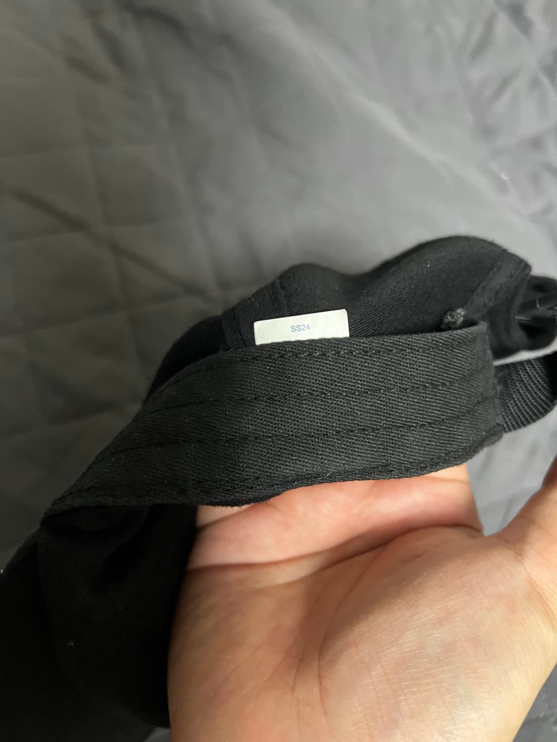 슈프림 라이트웨이트 몰스킨 6-패널 블랙 - 24SS 상품이미지6