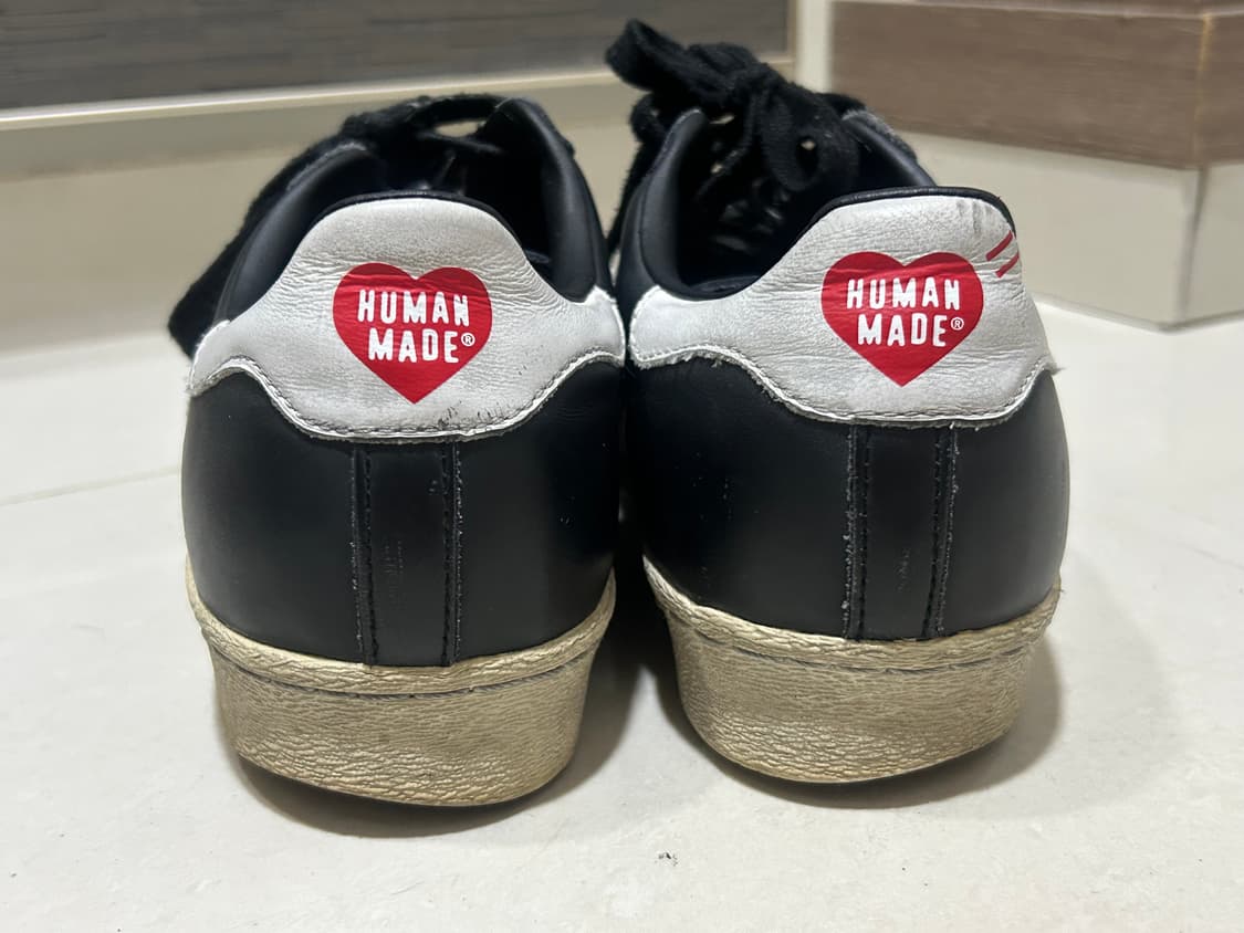 아디다스x휴먼메이드 슈퍼스타 블랙 상품이미지3