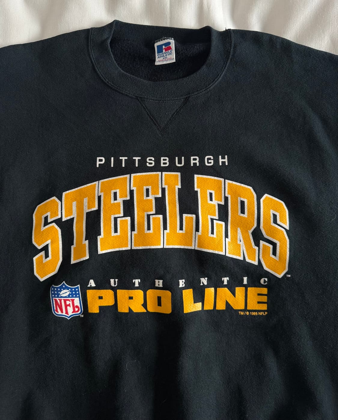 [XXL] USA 90s 러셀 맨투맨 스웻셔츠 블랙 상품이미지2