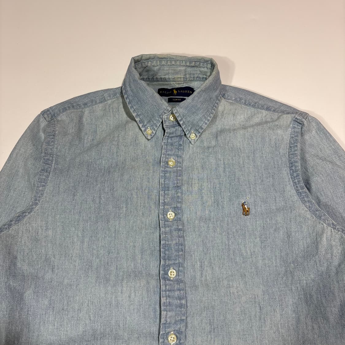 폴로랄프로렌 연청 데님 셔츠 상품이미지2