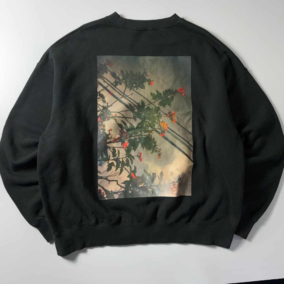 Essentials  에센셜스 피어오브 갓 포토 블랙 코튼 후드티 상품이미지3