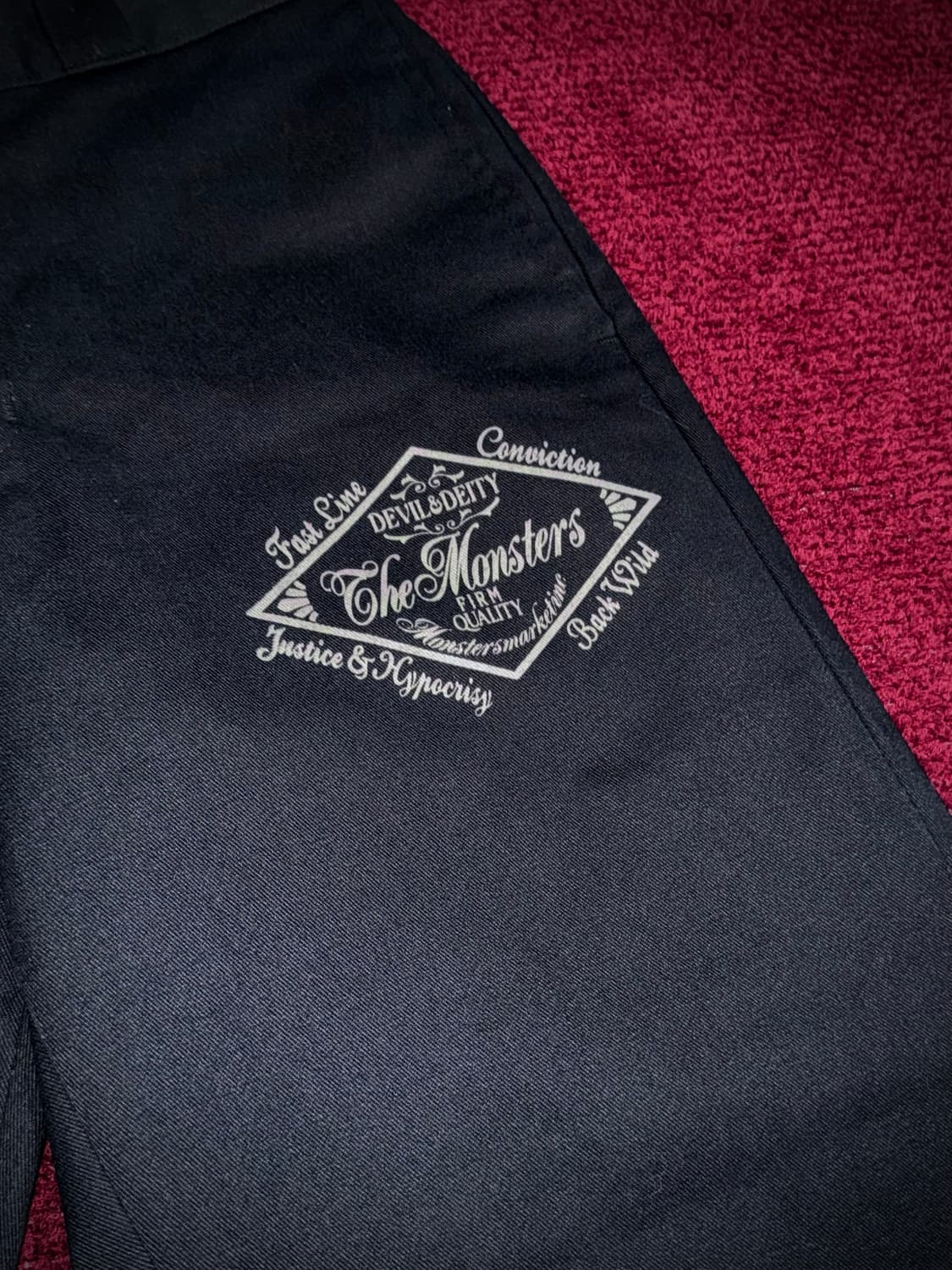 디키즈 874 타투 스크립트 커스텀 프린팅 워크팬츠 상품이미지5